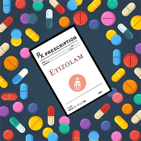 prescription written by doctor for etizolam
