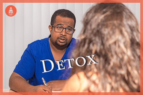 medical doctor administering detox procedures