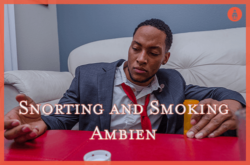 can you smoke crushed ambien