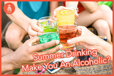Group of friends hands drinking summer cocktails at beach bar restaurants